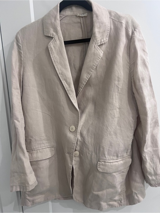 NAIF Jackets & Blazers - NAIF Beige Linen Blazer